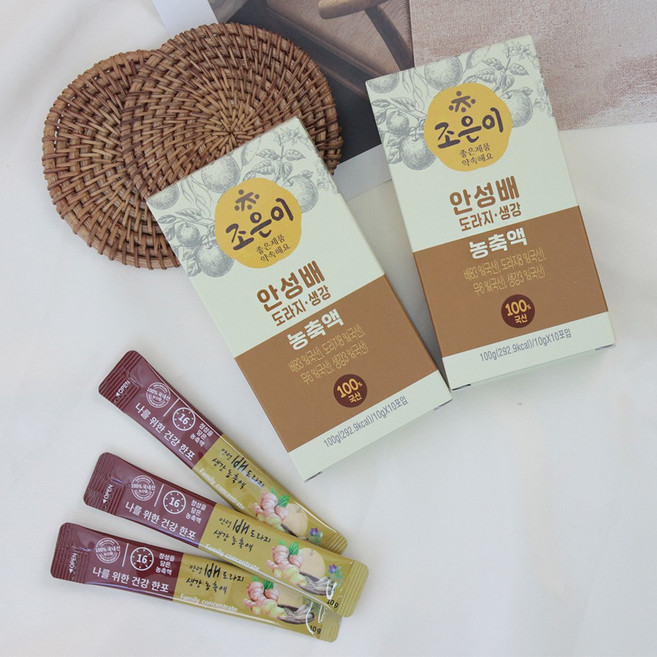 무설탕 수제 배도라지청 스틱 단품 10개입, 10개, 10ml