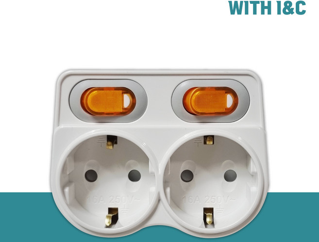 위드아이엔씨 개별 스위치 무선 멀티탭, 1개