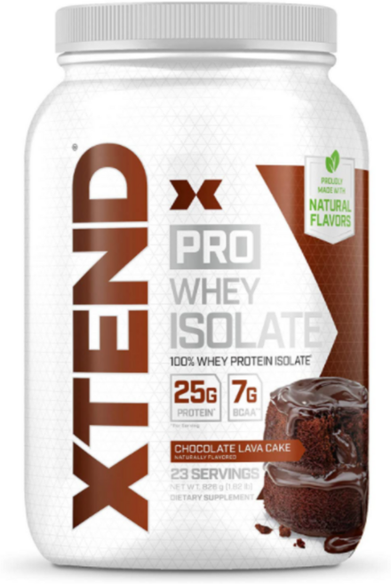 XTEND 엑스텐드 프로틴 파우더 분리 유청 단백질 WPI 826g 초코 BCAA 7g, 1개, 2kg