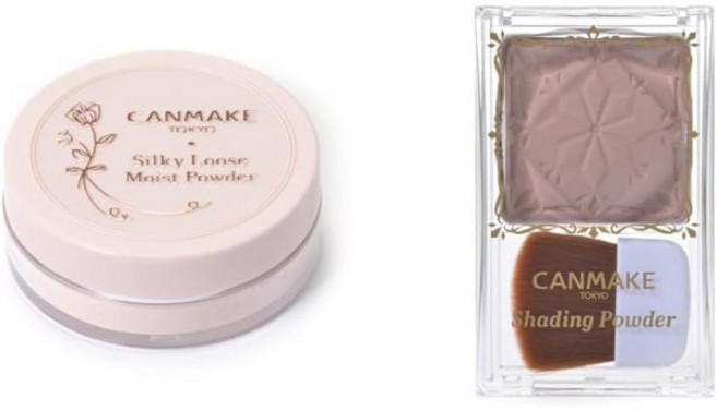 캔메이크 실키 루스 모이스트 파우더 01 베이지 페이셜 워시 오프 모이스처라이징 솝 프래그런스 자외선 차단 1개(x1) + 쉐이딩 04 아이스 그레이 브라운 0.2온스(5g), 1개