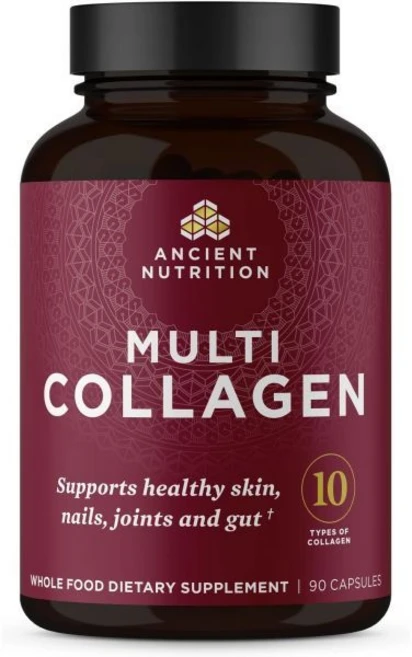 Ancient Nutrition Collagen Peptides Pills Hydrolyzed Multi Collagen Supplement Types I II II, 1개, 90정 - 쿠팡