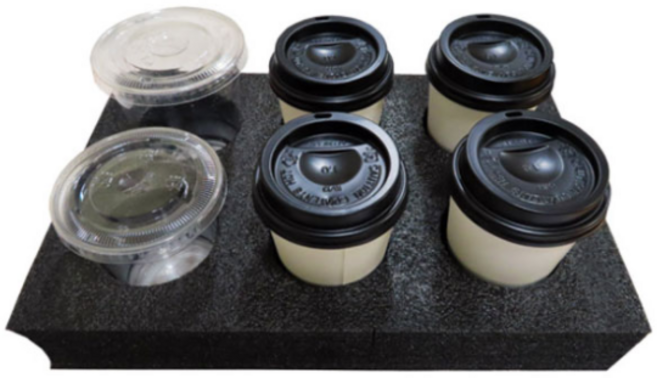 배달대행 6구 음료 컵홀더 배달통 알루미늄 탑박스 가방 커피 주스