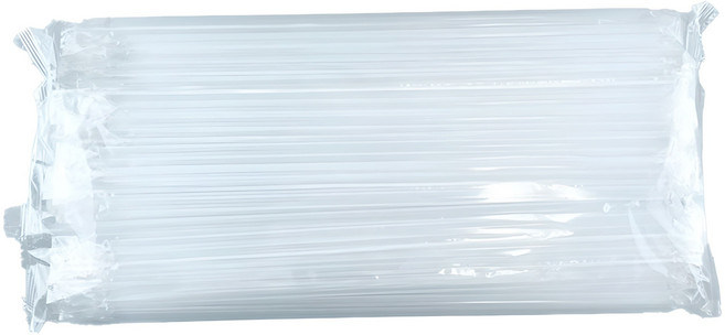 일자빨대 투명 7mm x 28cm, 100개입, 1개
