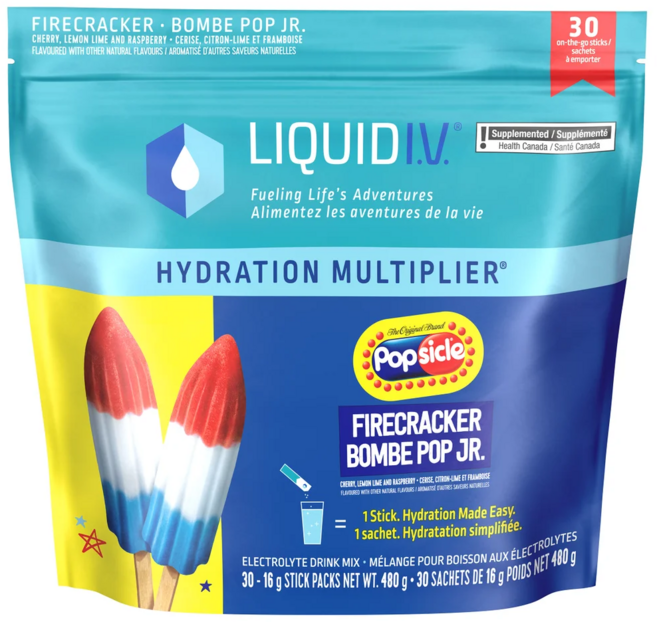 리퀴드이브 하이드레이션 멀티플라이어 리퀴드아이브이 Liquid I.V 팝시클 아이스크림 popsicle, 1개