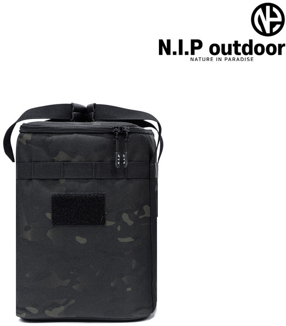 N.I.P 미니멀웍스 온기히터 가방, 1개, 블랙카모