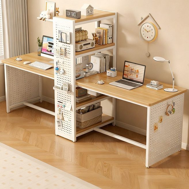 일체형 책장 책상 세트 고등학생 공부 책상 수납형컴퓨터책상 전면 사무용 책상, G02