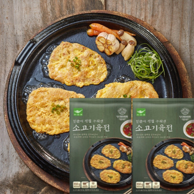 사옹원 소고기 육전 / 혼술 안주 명절 제사 음식, 350g, 20개