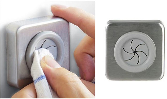 덜튼 간편 접착식 주방 타올 수건걸이 사각형, 1개