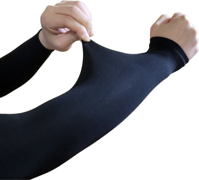 [국내생산] 르산데 자외선차단 아쿠아엑스 팔토시 쿨토시, 블랙, 2개