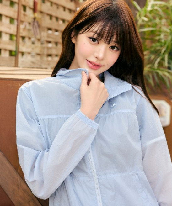 아이더 EIDER SHEER 시어 여성 경량 셔링 자켓 ICE BLUE DWM26156IC 162616