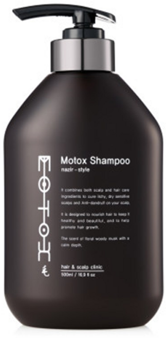 [모톡스 샴푸 + 투인원] 탈모샴푸 여성 남성 두피 영양제 탈모 완화 방지 예방, 1개, 500ml