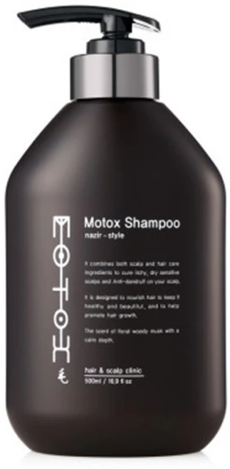 [모톡스 샴푸 + 투인원] 탈모샴푸 여성 남성 두피 영양제 탈모 완화 방지 예방, 1개, 500ml - 쿠팡