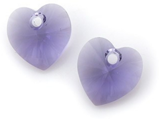 비즈아이 [1-13-17]오스트리아하트(6228) 10mm Tanzanite(TR) [1개]