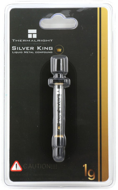 小白的生活工場Thermalright 利民Silver King 銀王液態金屬散熱膏1G 高效散熱 適用於超頻玩家, 1個