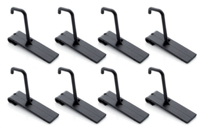 철망 걸이 5cm 8개 휀스 네트 망 후크 고리, 블랙, 1개