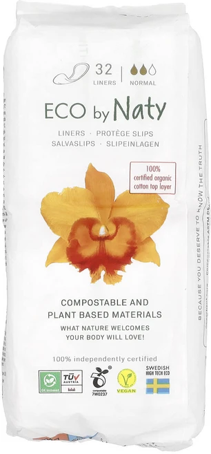 Naty 팬티 라이너 중형 32개, 일반, 1개 - 쿠팡
