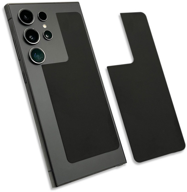 스마트폰 부착형 냉각 쿨러 커스텀 쿨링패드 스티커, 2개, 블랙