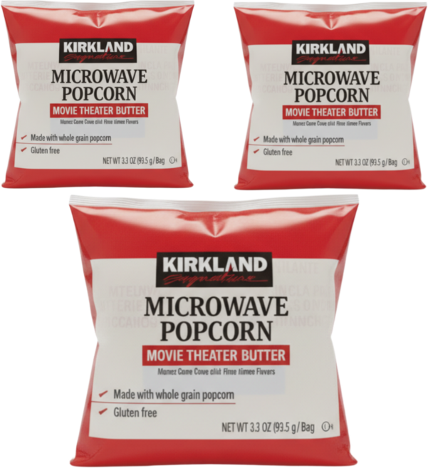 위벳 전자레인지 팝콘 버터향 마이크로웨이브팝콘 팦콘집게증정, 1, 3개, 93.5g