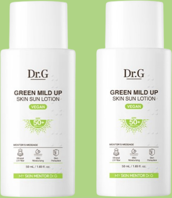 1+1 닥터지 그린 마일드 업 스킨 선 로션 px 선크림, 100ml, 4개