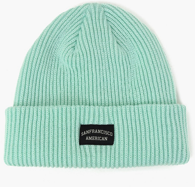 캡조아 기본비니 심플 라벨 데일리 골지비니 남녀공용 캐주얼 니트비니 모자