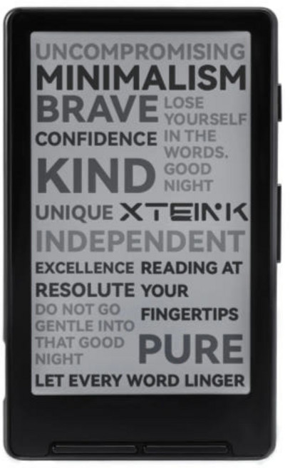 Xteink X4 이북리더기 미니 전자잉크 태블릿 맥세이프 호환 전자책 뷰어, 1개, 블랙