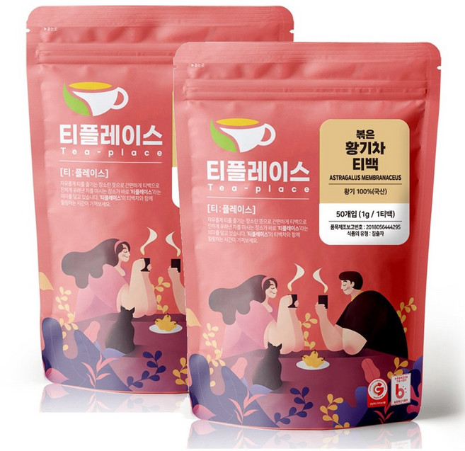 국산 황기차 삼각티백 50티백 제천황기 국산황기차100프로, 50개입, 2개, 1g
