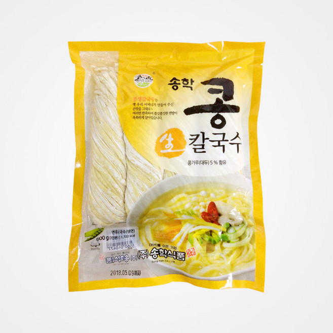 [송학식품] 콩생칼국수600g 4인분, 600g, 1개