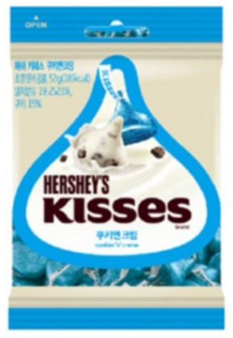 키세스 쿠키앤크림, 52g, 2개