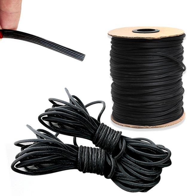 이지웨이건축자재협력사 방충망 가스켓 O형 고무 교체 흑색 30m, O형고무 흑색  30M1롤 [017324], 블랙