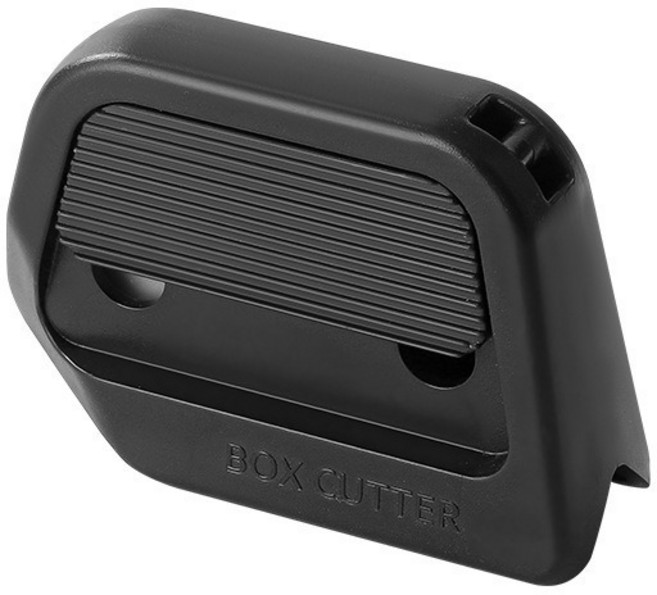 陶瓷拆箱刀 拆包裹神器 陶瓷刀片 防割 迷你拆箱刀 陶瓷開箱刀, 黑色, 1個