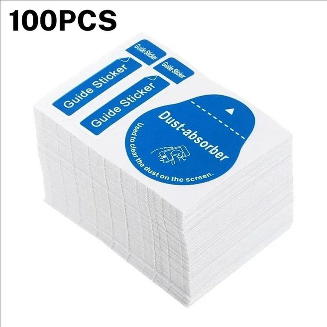 광학 LCD 화면 청소용 먼지 제거 스티커 카메라 렌즈 태블릿 시계 보호 필름 흡수기 닦아 종이