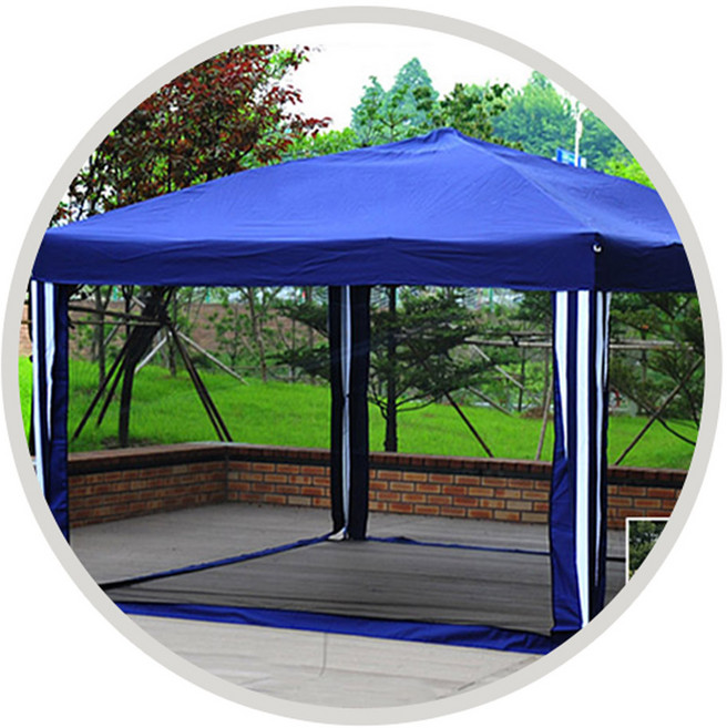 연필트리 접이식천막 천막 행사용천막 그늘막, 블루