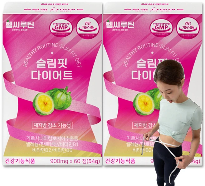 헬씨루틴 슬림핏 다이어트, 60정, 2개 - 쿠팡