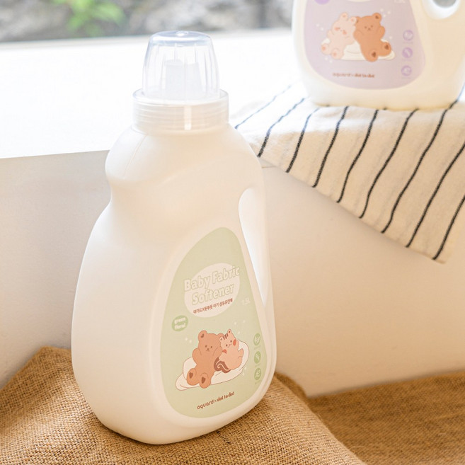 아가드X돗투돗 아기 섬유유연제 유아 고농축 세탁 섬유유연제 약산성, 1.5L, 1개