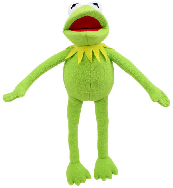 애니메이션 커밋 개구리 재미 있은 카와이 봉제 인형 손 Schoolbag 귀여운 플러시 장난감 Ventriloquist 를위한 성능 소품, 40cm C, 1개