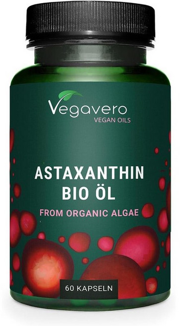 독일 베가베로 Vegavero Astaxanthin 아스타잔틴 캡슐, 5개, 60정