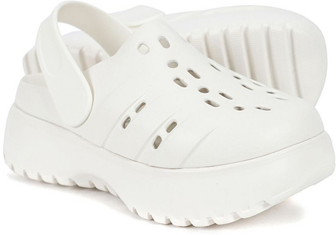 아디다스 여성 키높이 샌들 귀여운 플랫폼 통굽 클로그 어글리슈즈 발편한 여름 슬리퍼