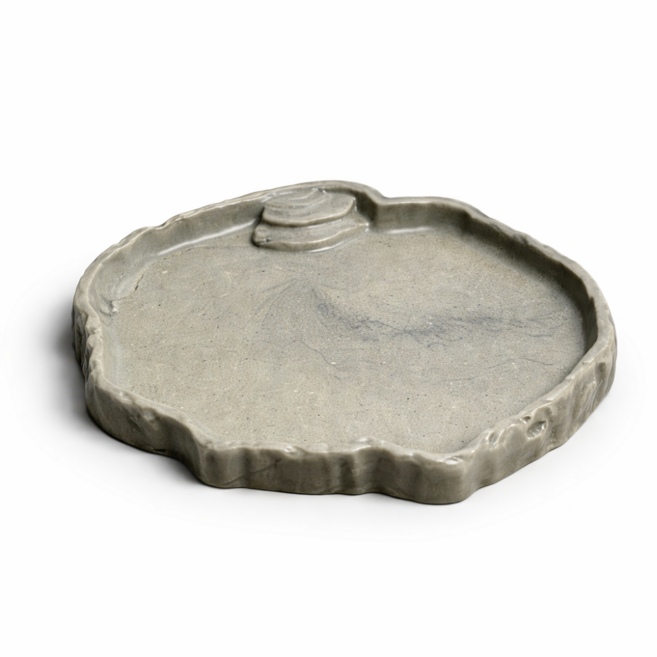 NRC 오아시스L 파충류 먹이그릇 NR-W3, 그레이, 1개