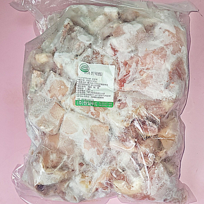 냉동절단닭 닭볶음용 절단닭, 1개, 5kg