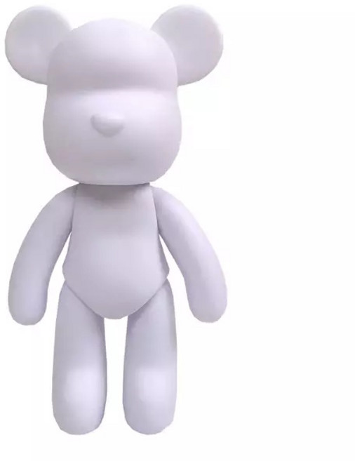 스테이앳홈 DIY 무지 베어브릭 23cm 곰돌이 만들기 수업교구 푸어링아트, 1개