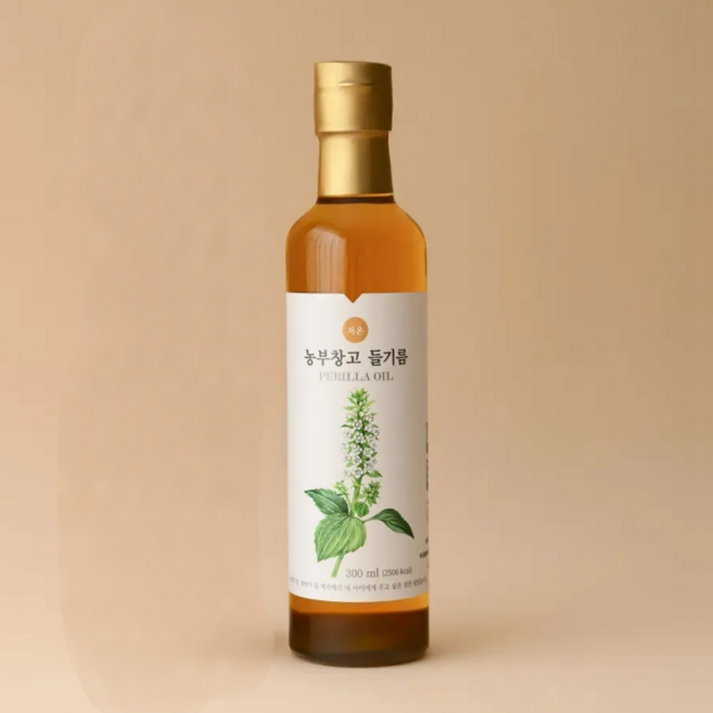 농부창고 [국산100%] 저온압착 저온들기름, 6개, 180ml