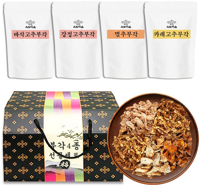 주문 튀기는 수제 부각 4종/5종 선물세트, 400g, 4세트