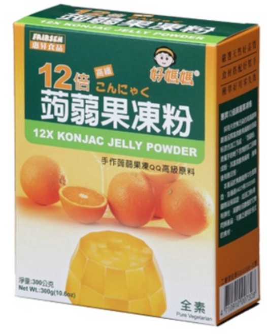 FAIRSEN 惠昇食品 12倍蒟蒻果凍粉, 1個, 1公斤(包裝)