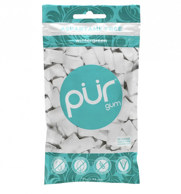 퍼검 아스파탐 프리 버블검 윈터그린, 1개