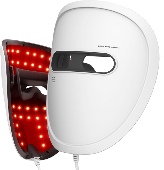 [ 2년 A/S] 보코토 LED 마스크 톤업 모공 탄력 관리 홈케어 뷰티디바이스, 화이트, LED 마스크 미용기기