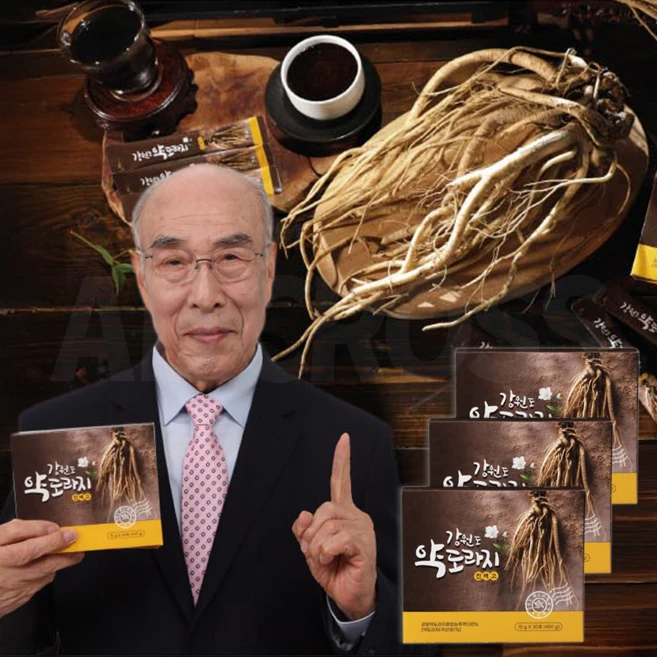[인포벨]TV홈쇼핑정품 애드크로스 김기현 최주봉 강원도 지리산 약도라지 진액고 스틱 겨울 목 기관지 건강, 3박스, 450g - 쿠팡