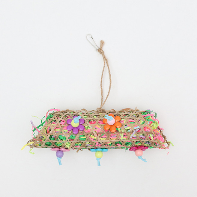 앵무새 장난감 꽃구슬 벌집 롤 종이뽑기, 1개