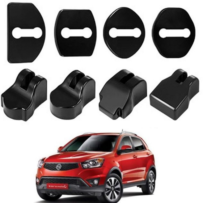 뉴코란도C 도어체커 스트라이커 세트 블랙 1EA, 본상품