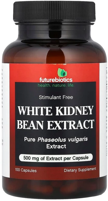 Futurebiotics 화이트강낭콩 추출물 캡슐 100정(캡슐 1정당 500mg) Futurebiotics (퓨처바이오틱스), 1개 - 쿠팡