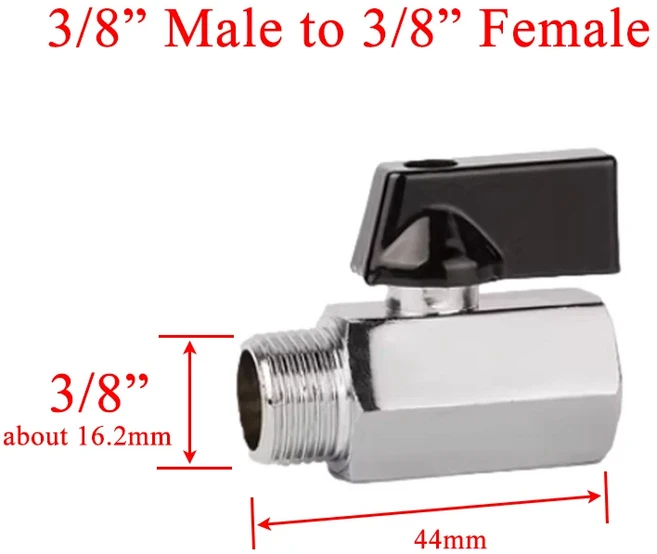 공압 미니 볼 밸브 NPT 수-암 공기 압축기 물 가스 오일 차단 밸브 스트레이트 스레드 1/8 "1/4" 3/8 "1/2, 01 Thread type - G